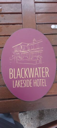 2 x blackwater lakeside hotel advertising signs ,not metal,lovely advertising display items,,buyer collects or pays postage thank you,,price for both ,or sell separate,sold as seen .
