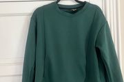 Label Lab Dark Green Round Neck Sweatshirt