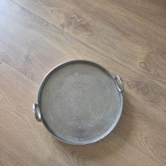 silver tray