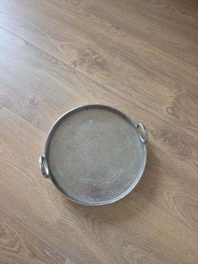 silver tray