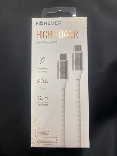 fast charger cable usb type c 20 watts
