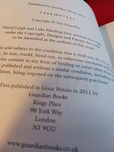 WikiLeaks/ Inside Julian Assange's War on Secrecy/David Leigh & Luke Harding/2011
