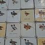 37 X Mid Century Avian Metal Display Plaques Image 10