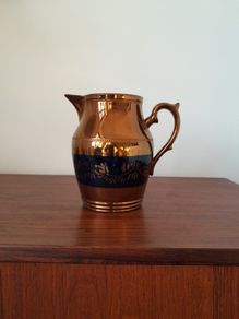 Victorian Copper Lustreware Jug