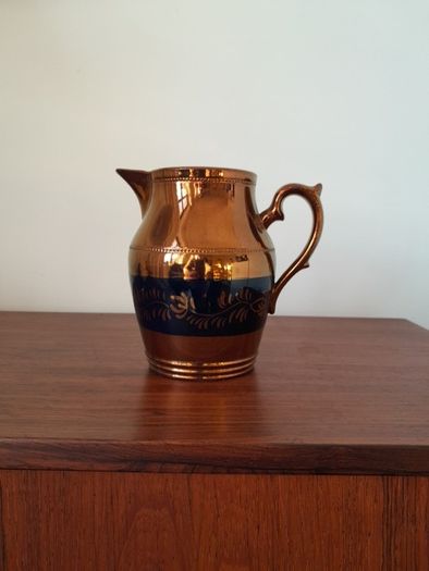 Victorian Copper Lustreware Jug