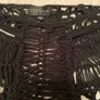Topshop Black Crochet Dress/Tunic UK 10 Image 2