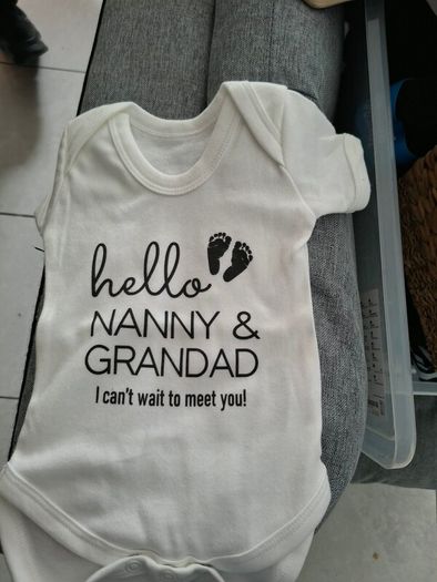baby announcement for grand parents