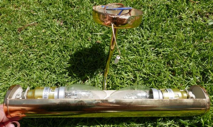 Vintage Brass Picture Light Lamp