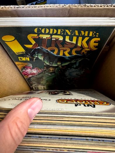 Image & Top Cow Long Comic Box w 320 comics for Sale
