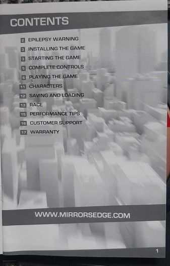 Mirror's Edge PC DVD-ROM Complete CIB with Bonus Soundtrack CD