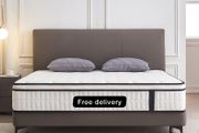 King Memory Foam Sprung Mattress, Medium Firm 5FT King Size, 10.2 INCH