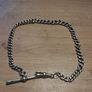 Sterling Silver Albert Chain(All Links Stamped) Image 2