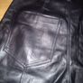 Zara womens faux leather trousers Image 2
