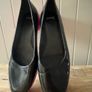 womens shoes Camper black leather pink sole size 6 Image 8