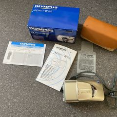 READ! Olympus MJU-III 120 Compact Point & Shoot Film Camera 38-120mm Lens