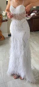 White debs dress