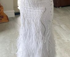 White debs dress