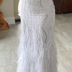 White debs dress