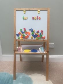 double sided black board / magnetic blackboard