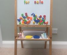 double sided black board / magnetic blackboard