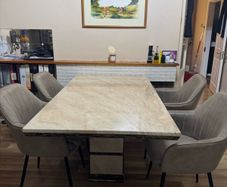 Marble dining table