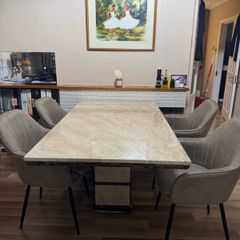 Marble dining table