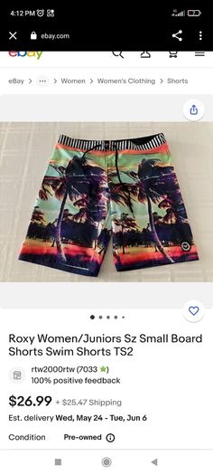 Roxy board shorts