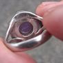 Vintage Amethyst Sterling Silver Ring(7.2g) Image 6