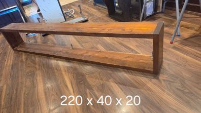Wooden shelf