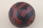 Vintage Carnelian Agate Treasure Vase Pattern Bead Amulet
