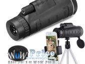 08624 Monocular Telescope 40x60 Zoom Plus Tripod Plus Clip For Universal Phone