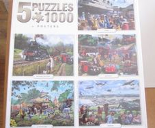 New King Classic Collection 5 Puzzles 1,000 plus Posters