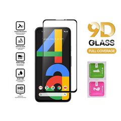 For Google Pixel 4a Tempered Glass 9D Curved Screen Protector Full Coverage - FHT008GPT
