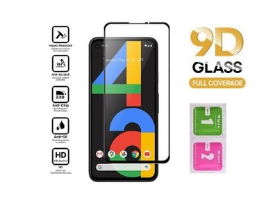 For Google Pixel 4a Tempered Glass 9D Curved Screen Protector Full Coverage - FHT008GPT