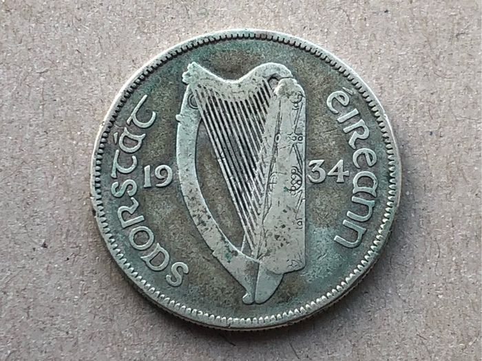 Irish Silver Half Crown