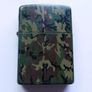 Vintage Zippo Lighter - Camo Camouflage Green Olive Drab Matte Finish Image 2