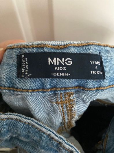 Light blue girl's jeans 110 Mango