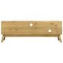 TV Cabinet Carving Brown 120x30x42 cm Wood Image 5