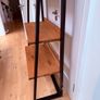 John Lewis ladder bookcase - Oak, metal, industrial style Image 4