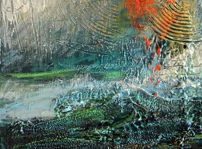 Abstract Irish Landscapes with a Hint of Orange