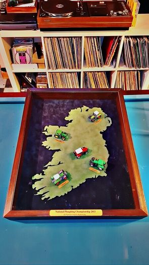 Custom Ploughing 2013 framed display..