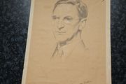1937 Irish Press copy of portrait of Eamon De Valera