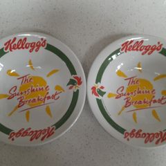 2 Kellogg's Vintage Cereal Bowls