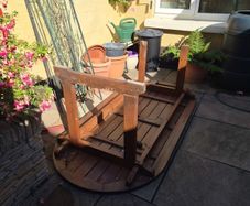 Teak Garden table (repair project).