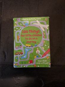 100 Things for Little Children to do on a Journey (Usborne Activity Cards)