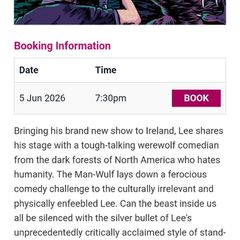 Stewart Lee Wexford Tickets