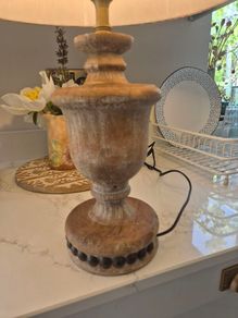 Wood Lamp Base