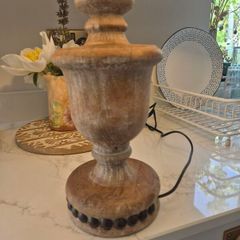Wood Lamp Base