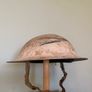 Original WW2 British Mk2 Steel Helmet. Desert Camouflage. Original Liner & Chinstrap. Militaria Image 6