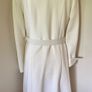 M&S ivory belted coat size 12 Image 3